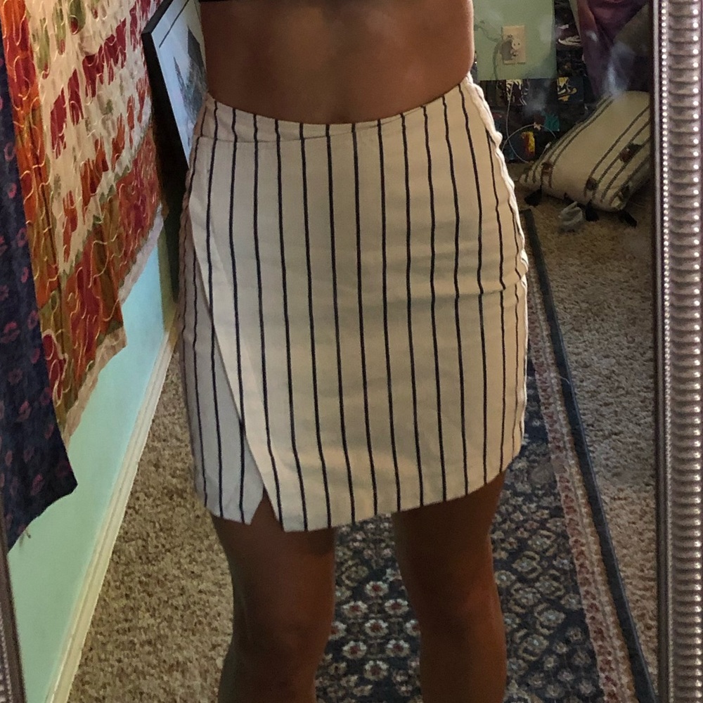 Madewell stripped skirt